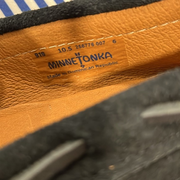 MINNETONKA Men’s Classic Moc Black Size 10.5 - Picture 6 of 6